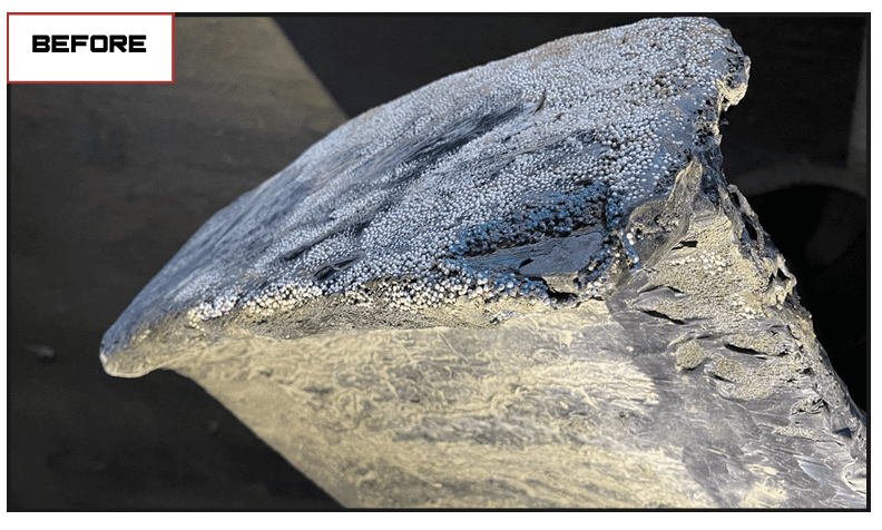 HPP Reactor Blade Repairs Before